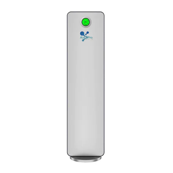 Air purifier with a brand logo on a white background