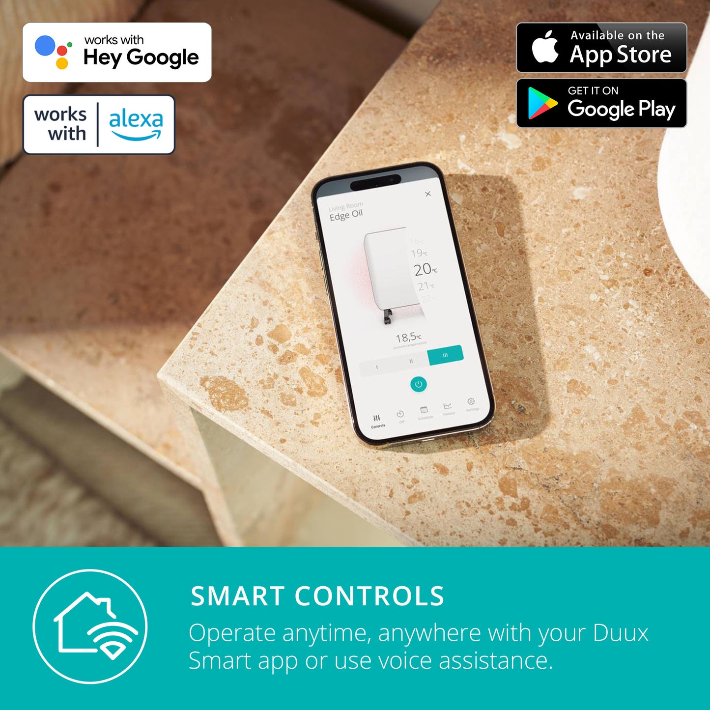 Duux Edge Oil Smart Hybrid Radiator