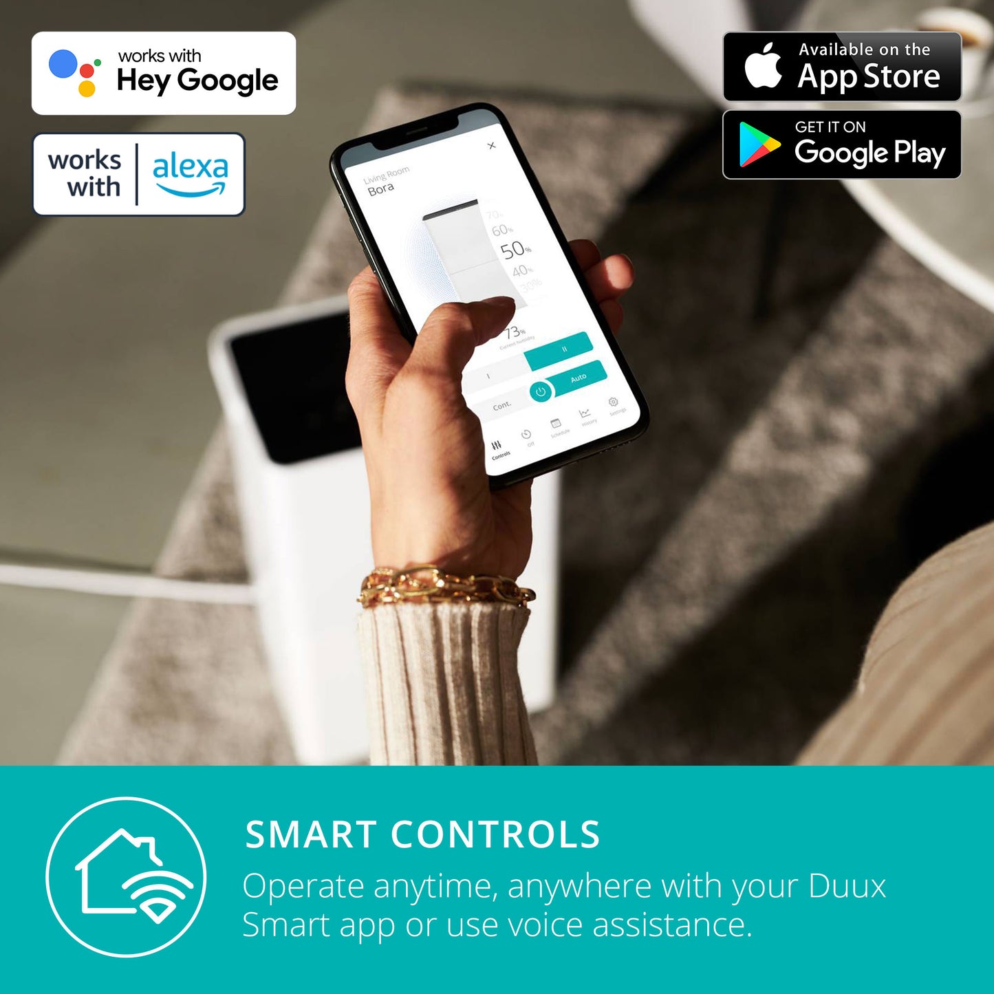 Duux Bora Smart Dehumidifier (20L & 30L)