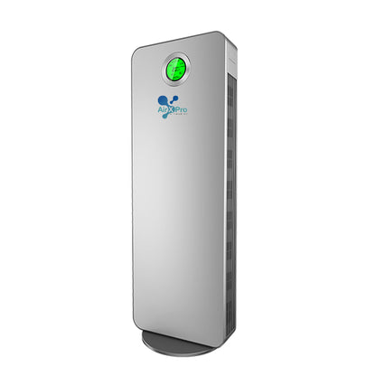 Air purifier with a visible brand logo on a white background
